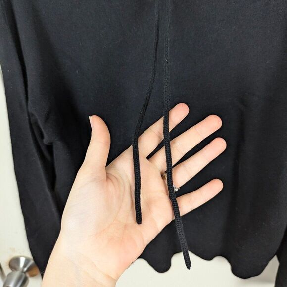 Theory | Black Cashmere Funnel Neck Pullover Size Medium - Picture 3 of 8